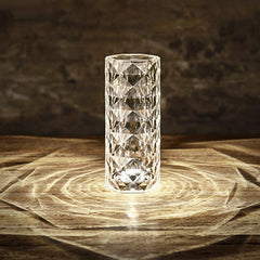 LuxeRose™|Illuminate Love with LuxeRose™ Crystal Diamond Table Lamp!