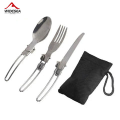 3 pcs 1 set Portable Outdoor Camping Spoon Set