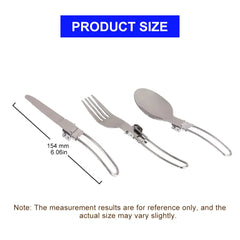 3 pcs 1 set Portable Outdoor Camping Spoon Set